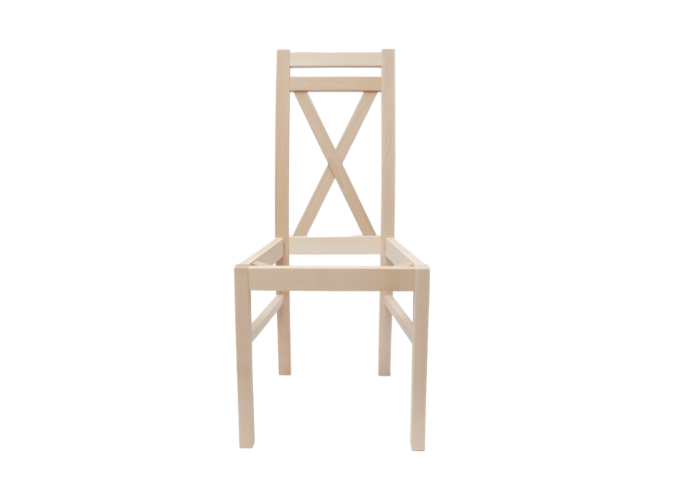 Stelaż drewniany krzesła krzyże